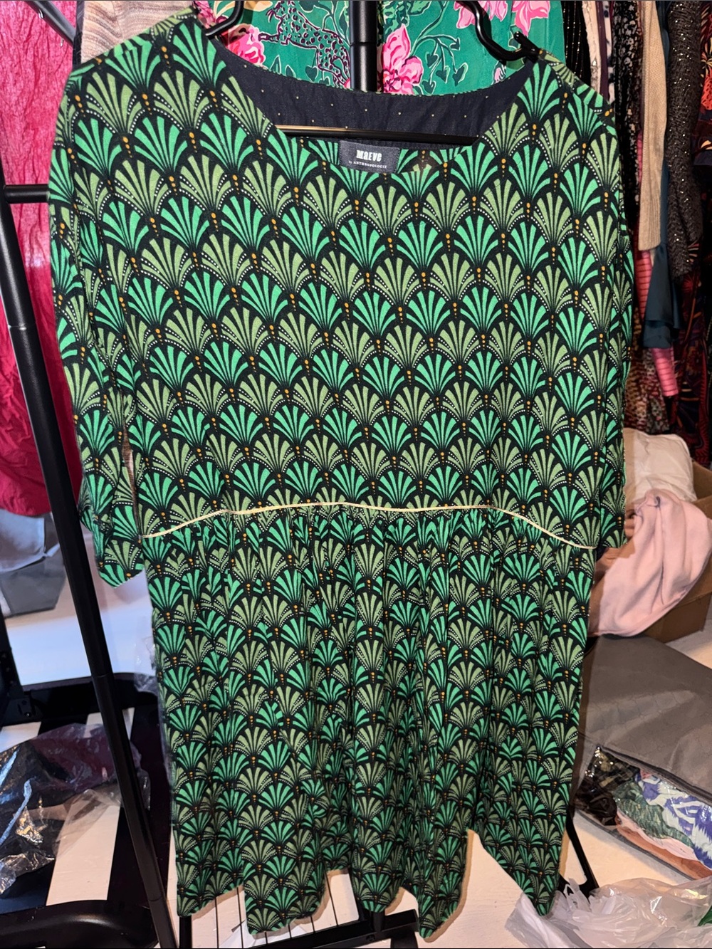 Maeve Art Deco Midi Dress